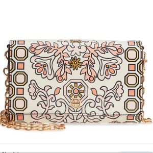 Tory Burch Hicks Garden Party Chain Wallet